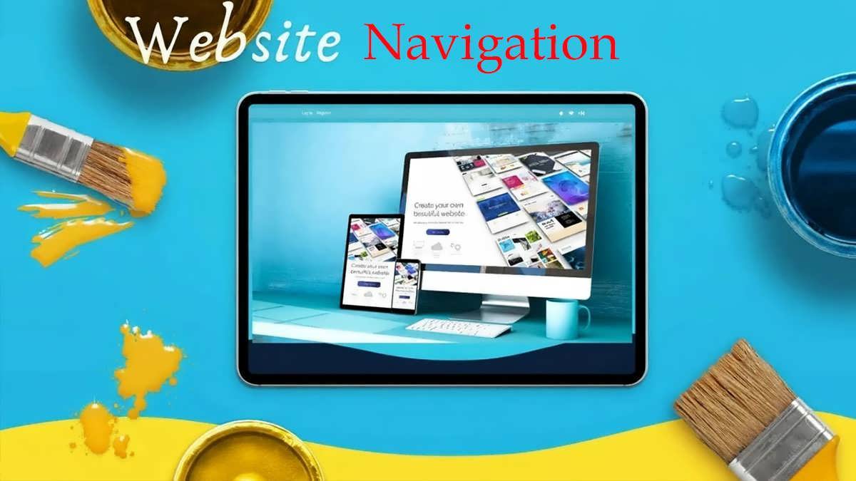 پس ززمینه ناوبری وبسایت