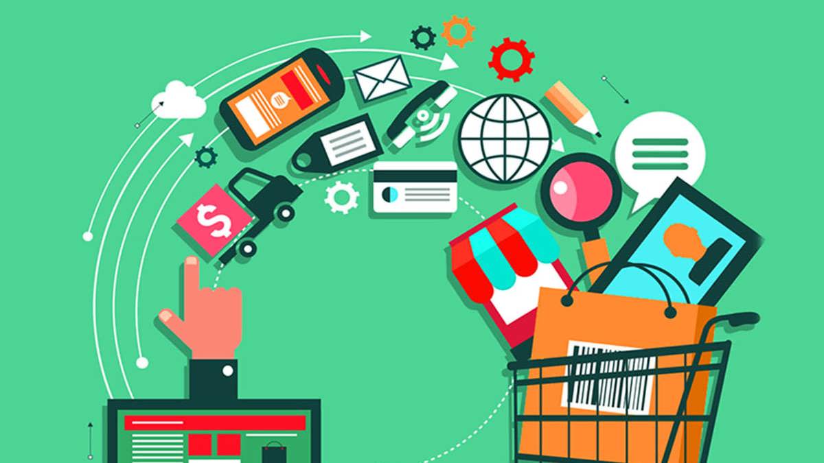 پس زمینه فروشگاه آنلاین
