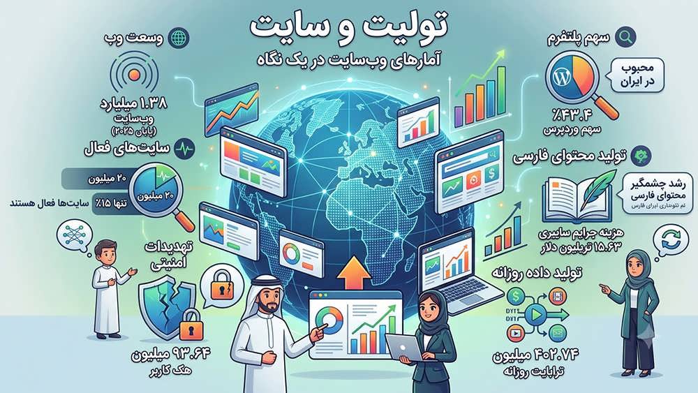 آمارهای تجربه کاربری (UX) وب سایت