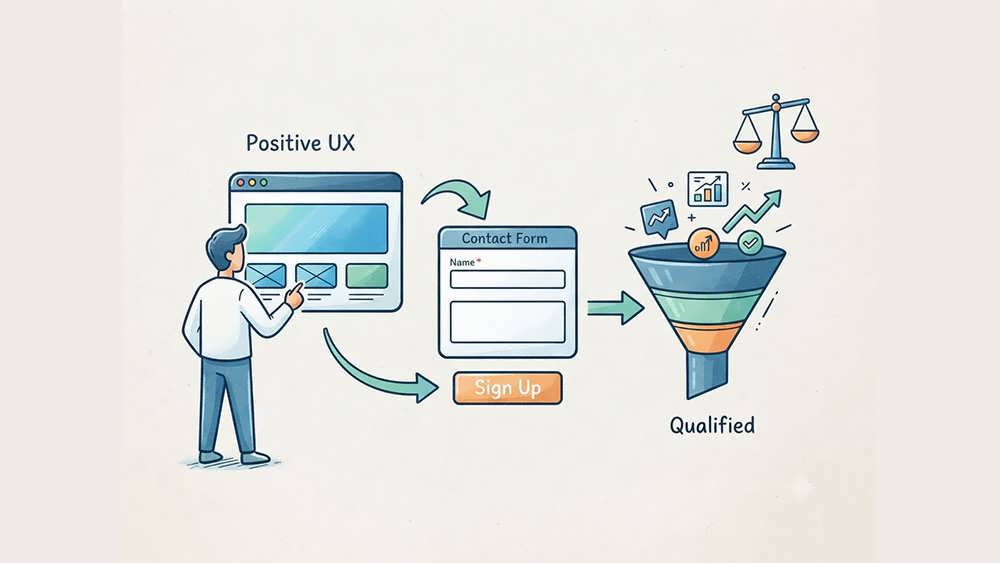Modern web design tools focusing on seamless UX and lead generation to maximize conversion rates