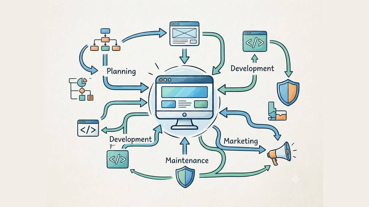Comprehensive web design tools ecosystem for planning, design, development, and marketing
