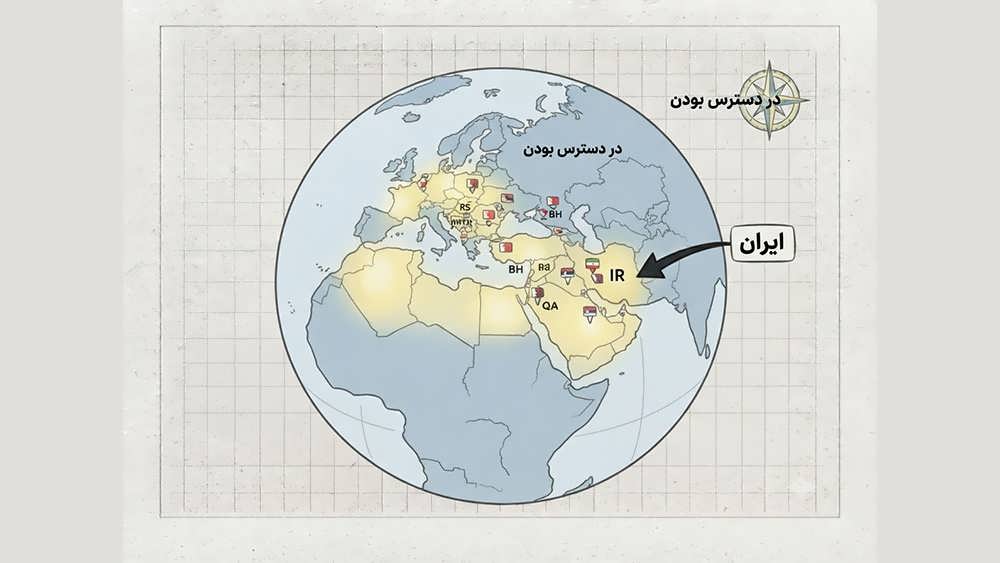 نقشه جهانی نشاندهنده گسترش جغرافیایی فرمهای لید گوگل به کشورهای جدید، از جمله ایران و منطقه خاورمیانه