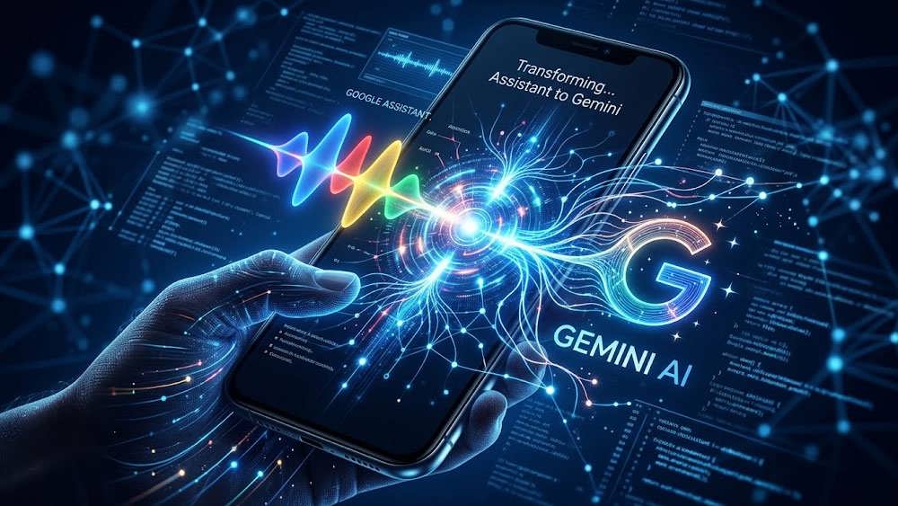 تغییر دستیار صوتی گوگل به هوش مصنوعی Gemini و شناختی بودن نام برند
