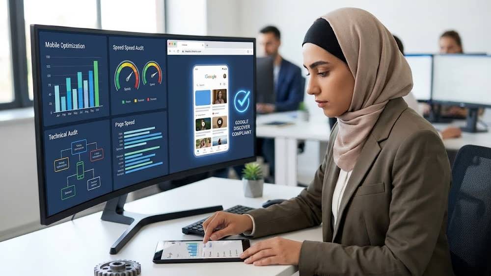 اینفوگرافیک بهینه سازی تصاویر برای گوگل دیسکاور