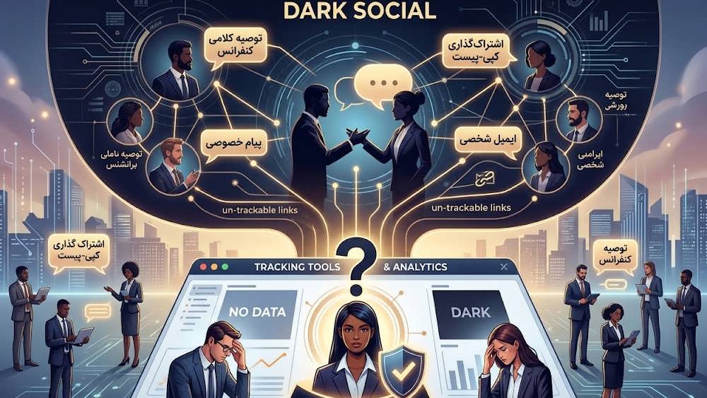 چالش های ردیابی و ردگیری Dark Social در بازاریابی آنلاین